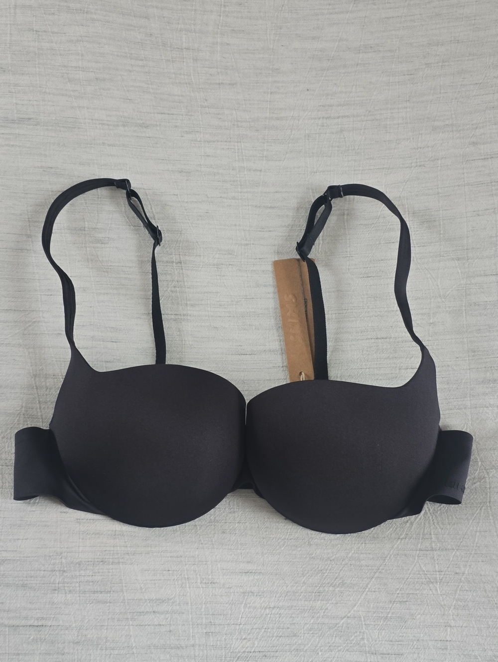SKIMS Ultimate Balconette Push Up Bra Size:34A Onyx